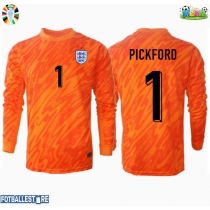 England Jordan Pickford #1 Keeper Hjemmedrakt EM 2024 Langermet